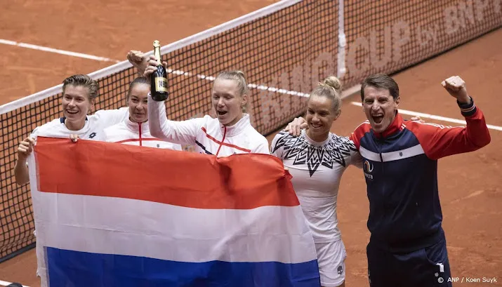 tennissters in billie jean king cup thuis tegen spanje