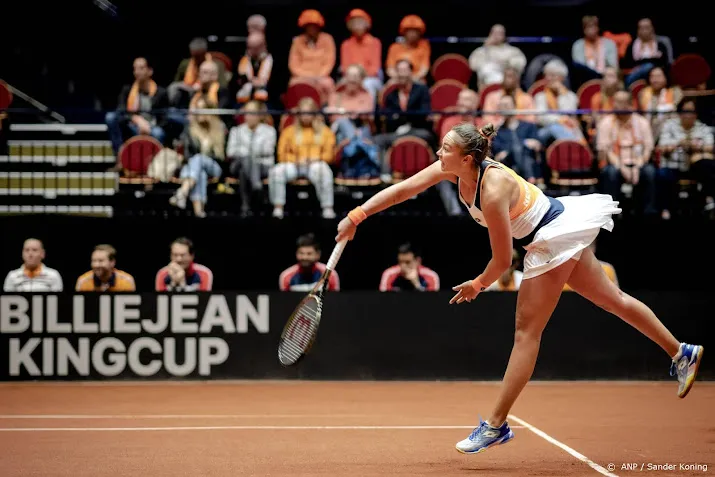 tennissters op achterstand tegen fransen in billie jean king cup