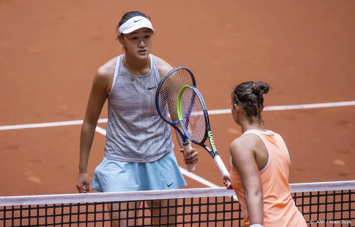 tennissters oranje 2 1 achter na nederlaag pattinama kerkhove