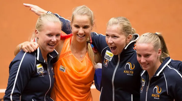 tennissters thuis tegen canada in fed cup