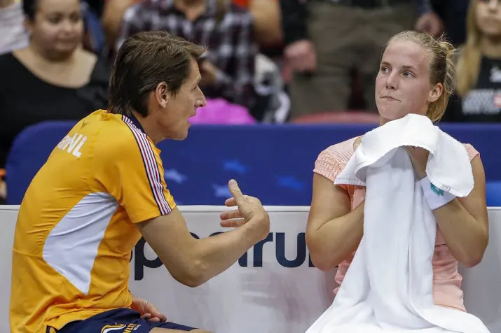 tennissters verliezen van verenigde staten