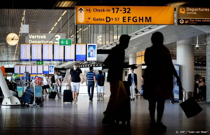 teststraat schiphol open voor reizigers zonder klachten