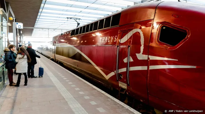 thalys heeft nieuwe recordzomer achter de rug
