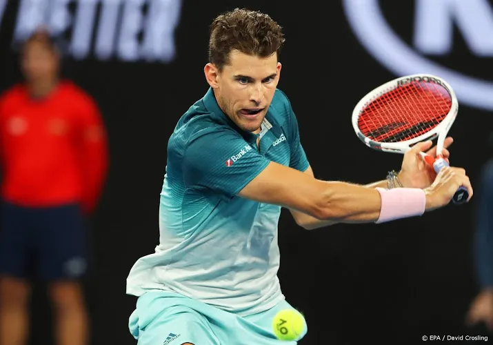 thiem geeft op tegen australische tiener