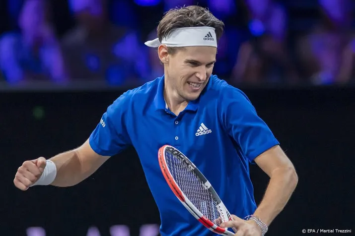 thiem zet europa op voorsprong in laver cup