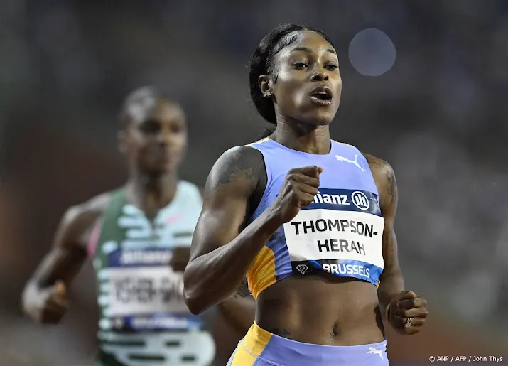 thompson herah zal olympische titel 200 meter niet verdedigen