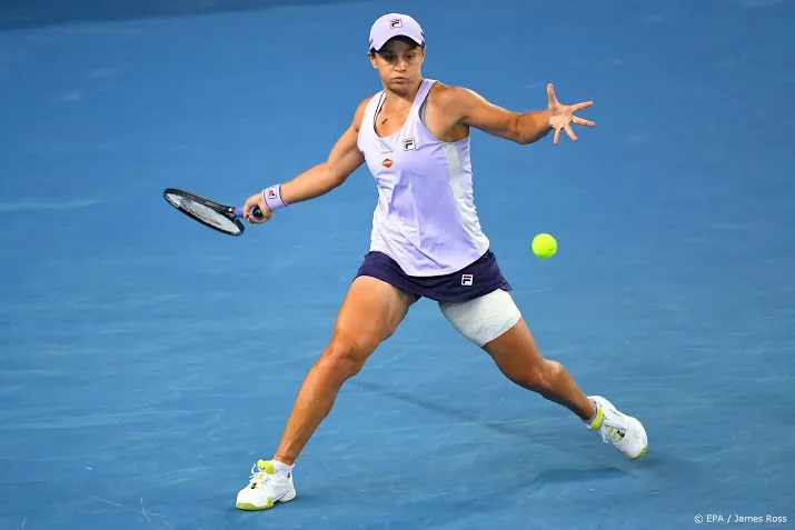 thuisfavoriete barty door naar vierde ronde australian open