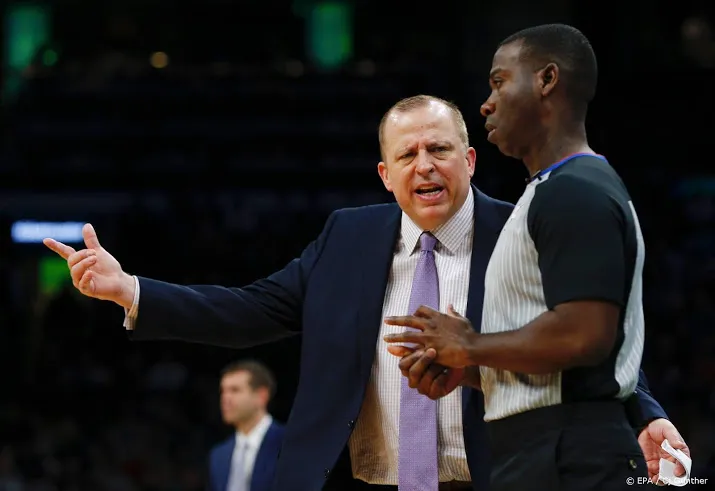 timberwolves ontslaan coach na zege
