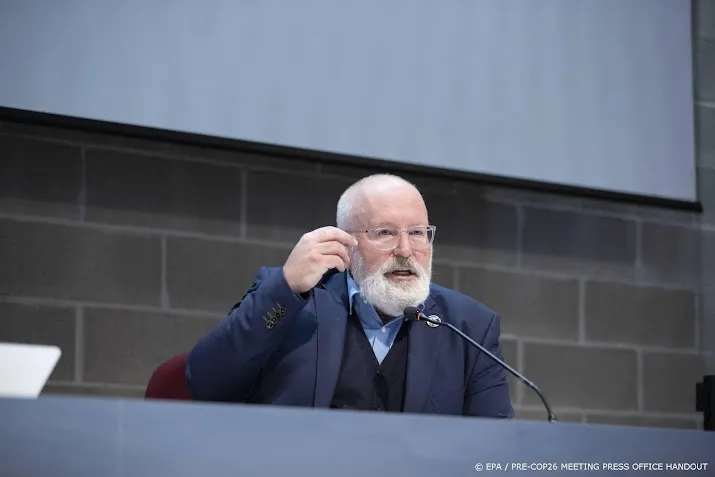 timmermans blijft hoopvol op klimaattop ondanks zware klussen