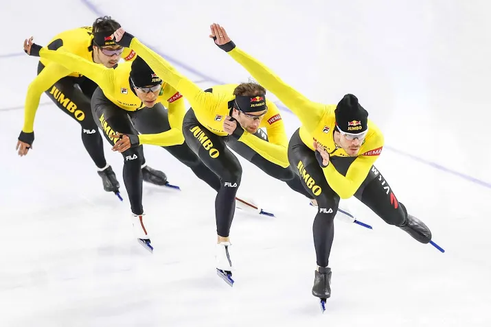 titelhouders verbij en de jong benieuwd naar rivalen in thialf