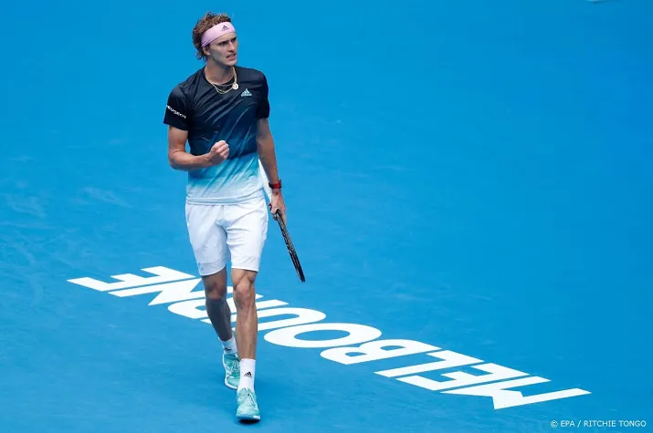 titelkandidaat zverev door in melbourne