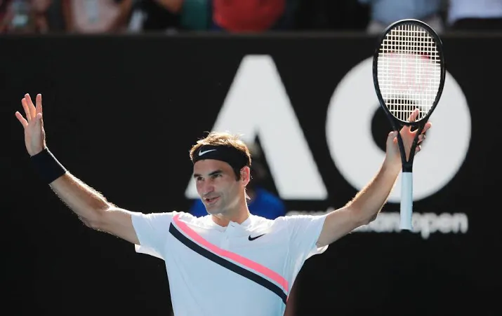 titelverdediger federer blijft op koers