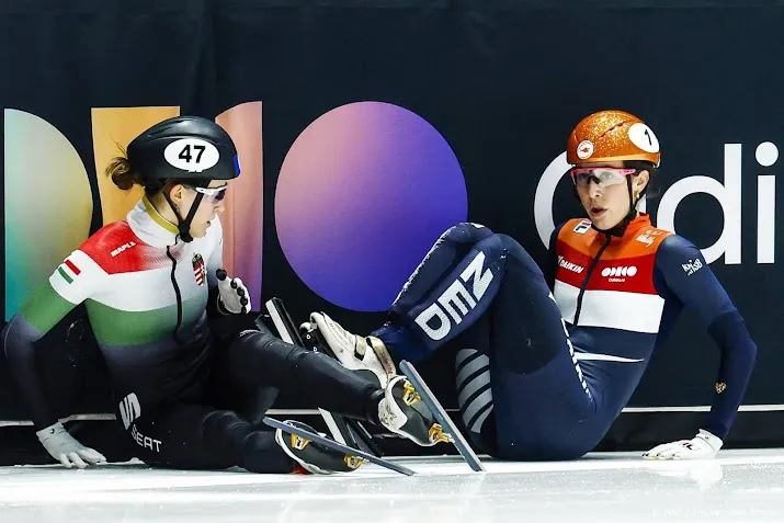titelverdedigster schulting loopt na val finale op 1500 meter mis