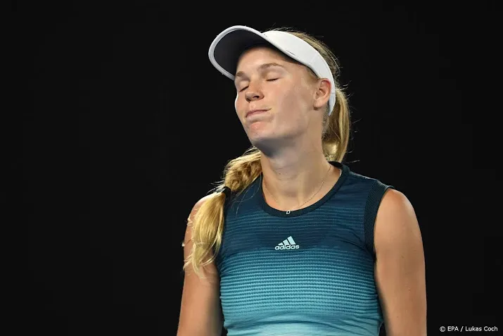 titelverdedigster wozniacki uitgeschakeld