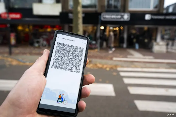 toch qr code voor mensen die zich niet kunnen laten inenten