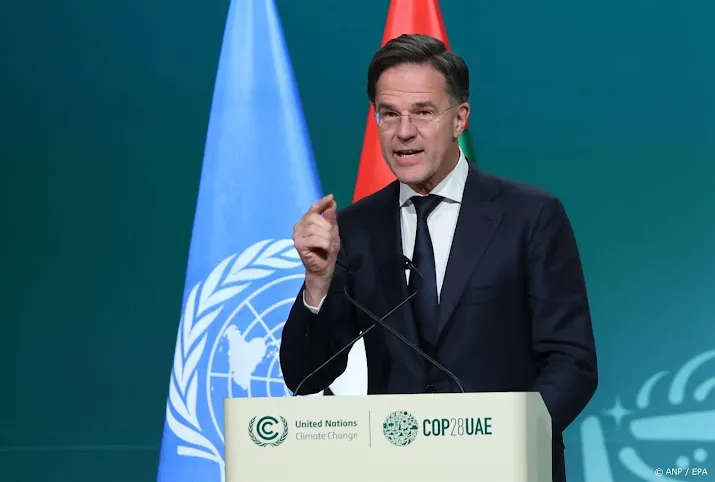 toespraak rutte hardere inspanning nodig om klimaatdoel te halen