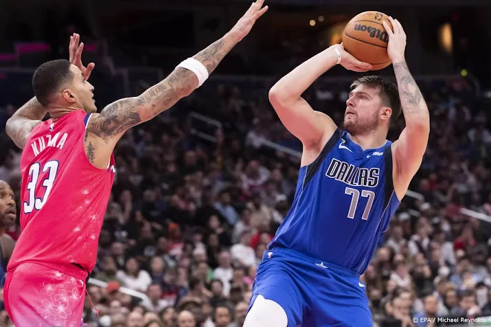 topschutter doncic weer op dreef voor basketballers mavericks