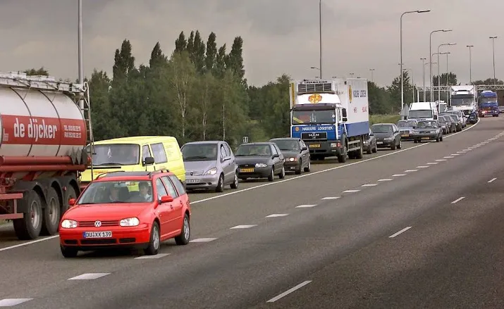 tot in avondspits problemen op a58 na ongeval