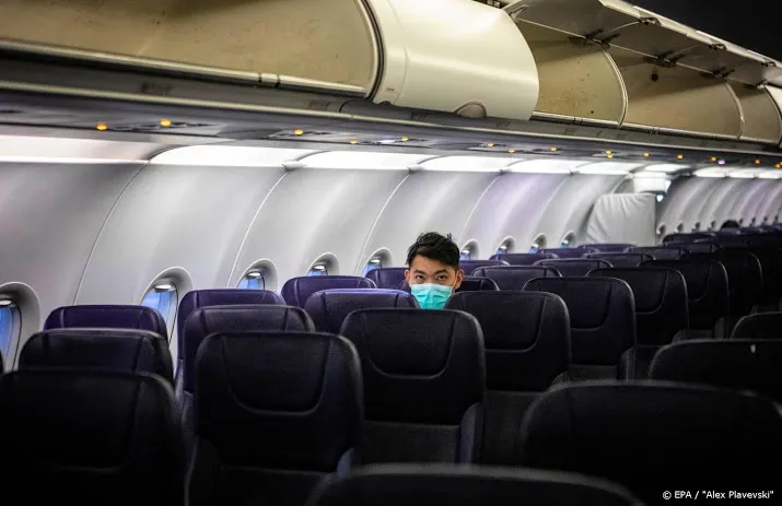 tot ruim 5 procent minder vliegtuigpassagiers in china door virus