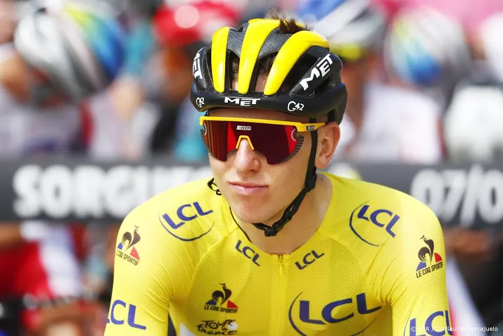 tourleider pogacar niet in paniek geraakt