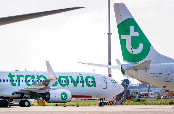transavia houdt toestellen voorlopig aan de grond