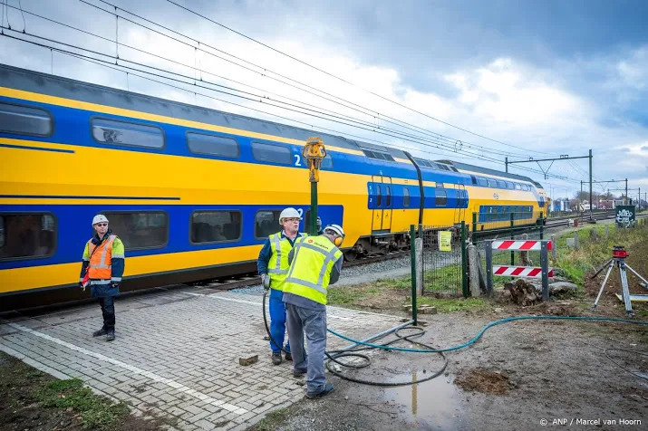 treinen staan minder vaak stil