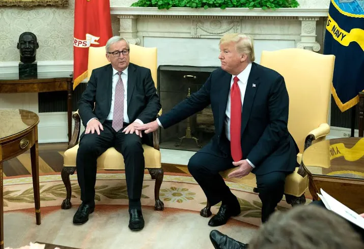 trump en juncker geven wall street zetje