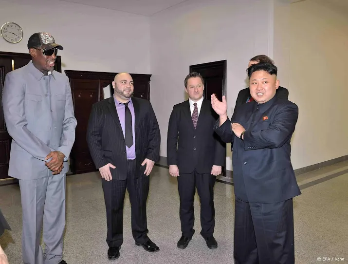 trump overwoog basketballer rodman naar noord korea te sturen