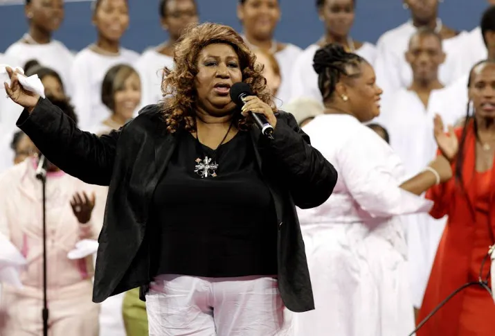 trump roemt aretha franklin