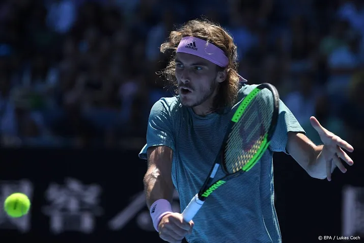tsitsipas voor eerst in halve finale grand slam