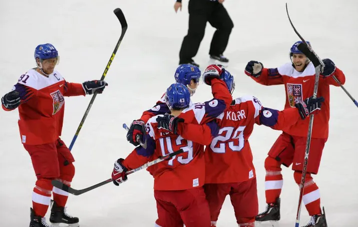 tsjechie naar halve finale ijshockey