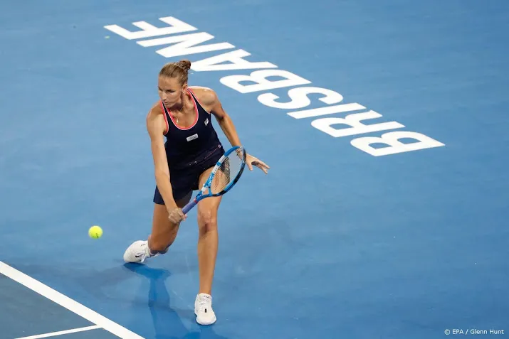 tsoerenko en pliskova in finale brisbane