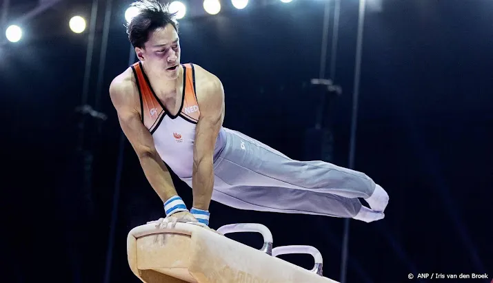 turner de munck loopt tweede ek medaille op voltige mis