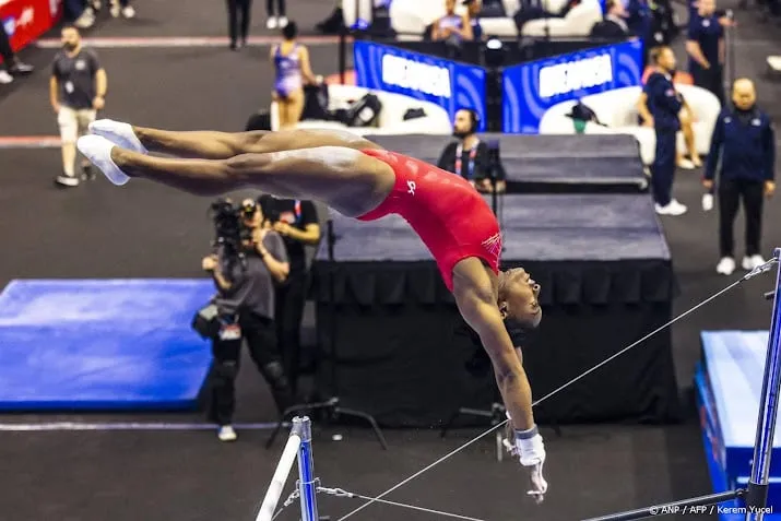turnster biles kwalificeert zich voor derde olympische spelen