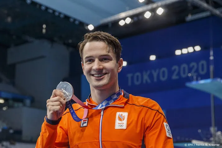 twee keer zilver is voor zwemmer kamminga pas het begin