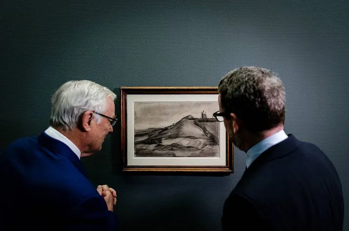 twee tekeningen blijken van goghs