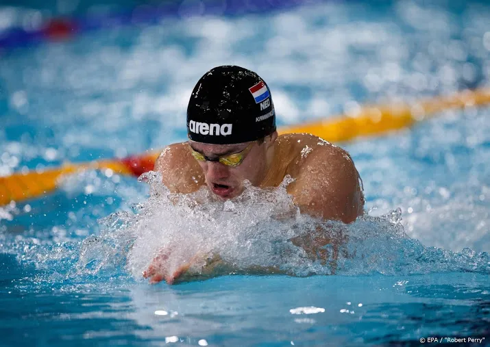 tweede record zwemmer kamminga in antwerpen