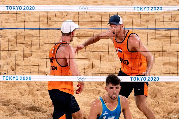 tweede zege beachvolleyballers brouwer en meeuwsen in tokio