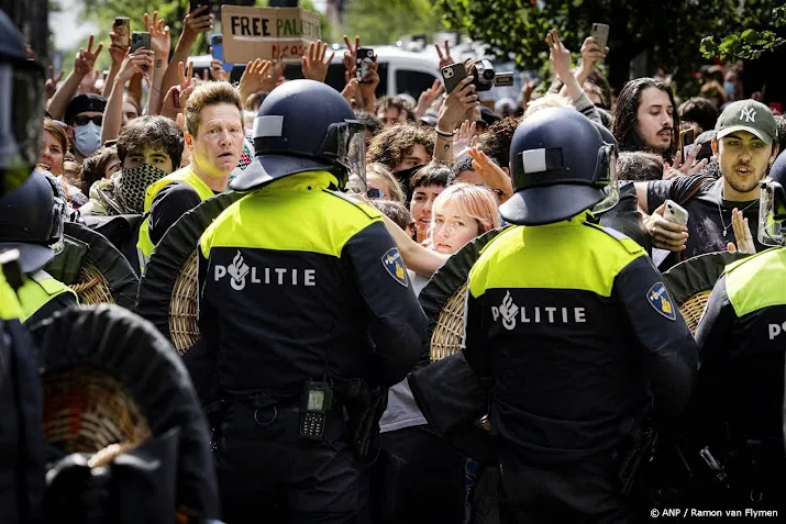 twintig meldingen bij persveilig om agressie bij uva protesten