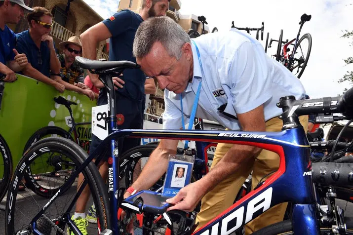 uci geen mechanische doping in tour