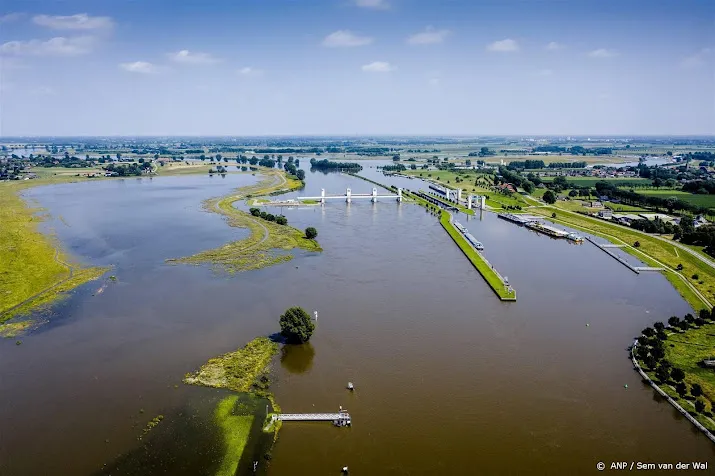 uiterwaarden rivieren lopen niet onder door hoogwater zwitserland