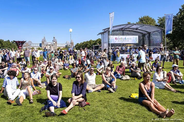 uitmarkt in aangepaste vorm op museumplein