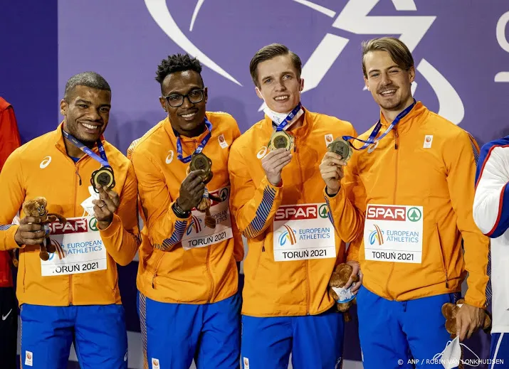 uniek goud estafettemannen op 4400 bij wk in polen