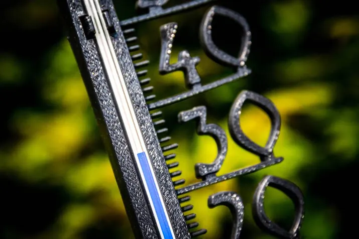 unieke reeks van drie zomerse dagen op rij