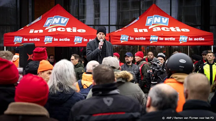 vakbonden stakingskas is nog lang niet leeg