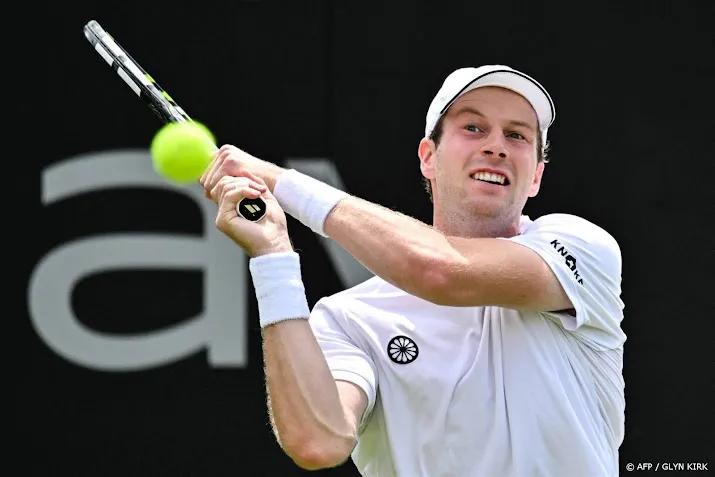 van de zandschulp ook woensdag niet in actie op wimbledon