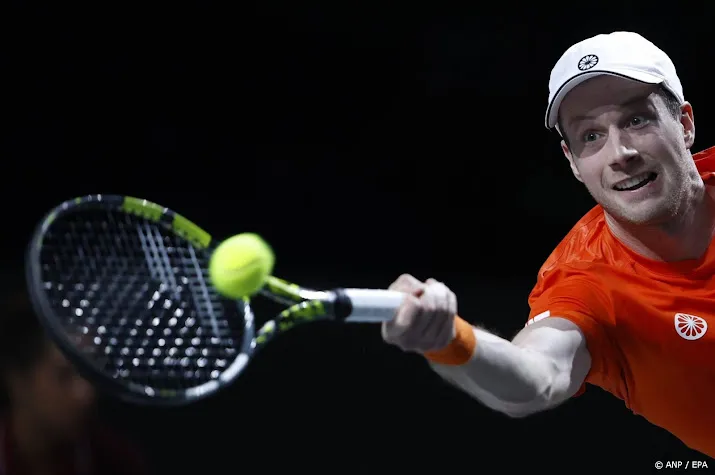 van de zandschulp speelt zondag eerste duel in rod laver arena