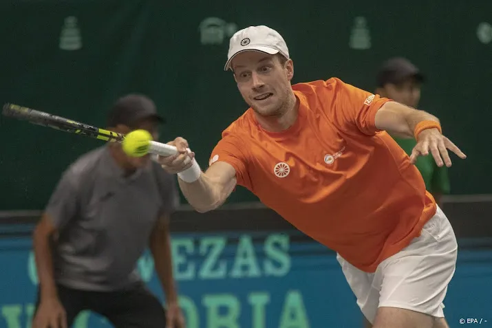 van de zandschulp stunt met daviscupzege op amerikaan paul