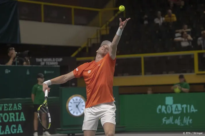 van de zandschulp uitgeschakeld bij tennistoernooi in shanghai