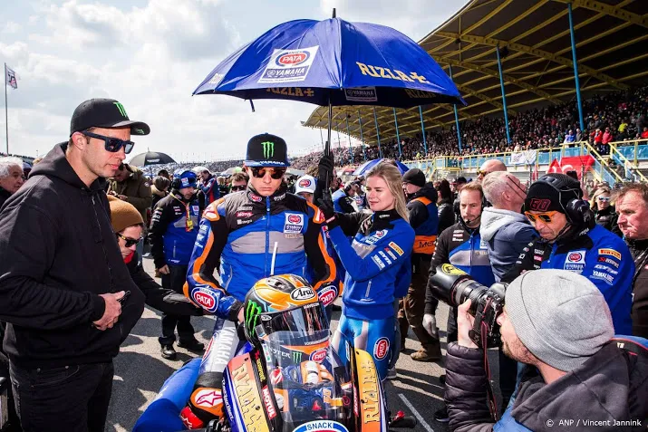 van der mark naast podium in imola